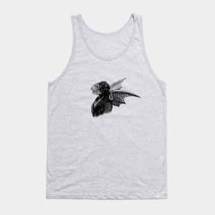 Vintage flower man with dragon wings Tank Top